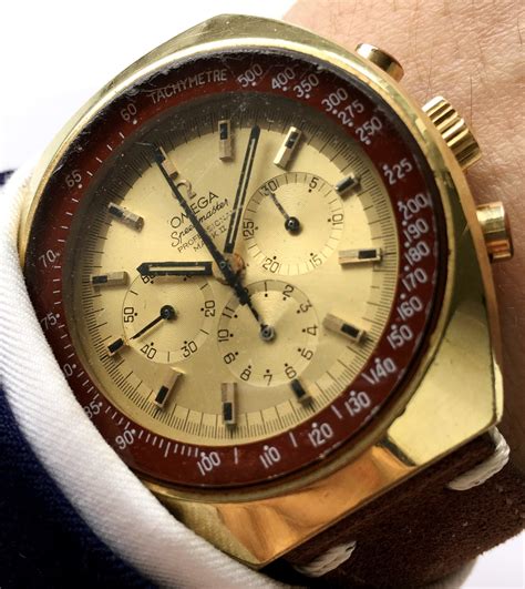 omega speedmaster mark ii gold|omega speedmaster moonwatch mark 2.